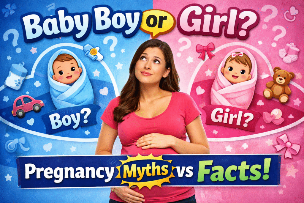 Baby Boy or Girl? Pregnancy Signs – Myths vs Facts Explained