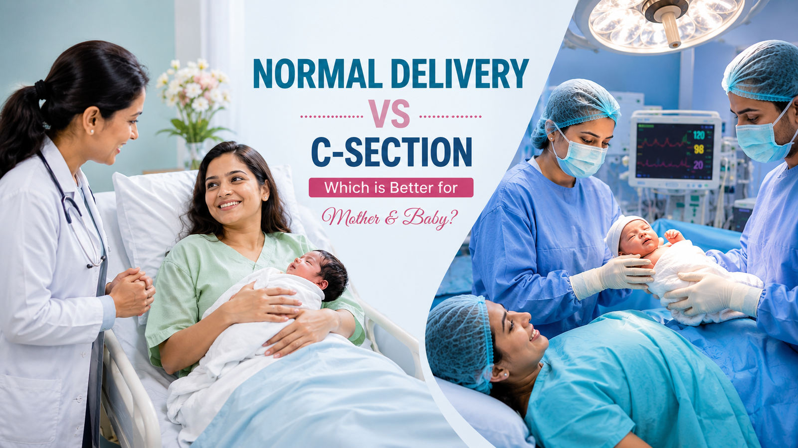 Normal Delivery vs C- Section Which is Better - Naari Women's Hospital - Naari Women's Hospital Normal Delivery vs C-Section Which is Better
