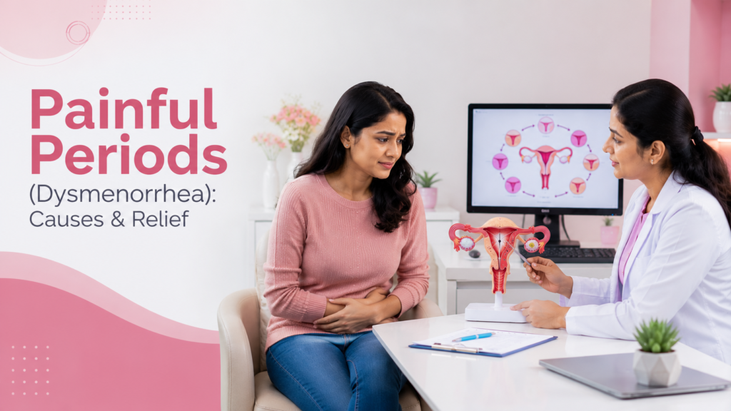 Painful Periods (Dysmenorrhea) Causes, Symptoms & Relief